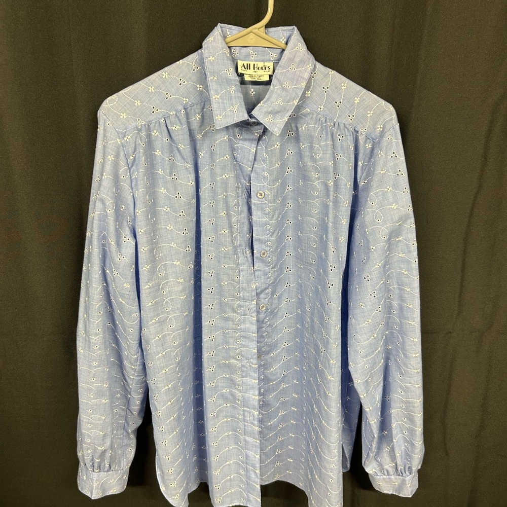 All Hours Women's Eyelet Blouse